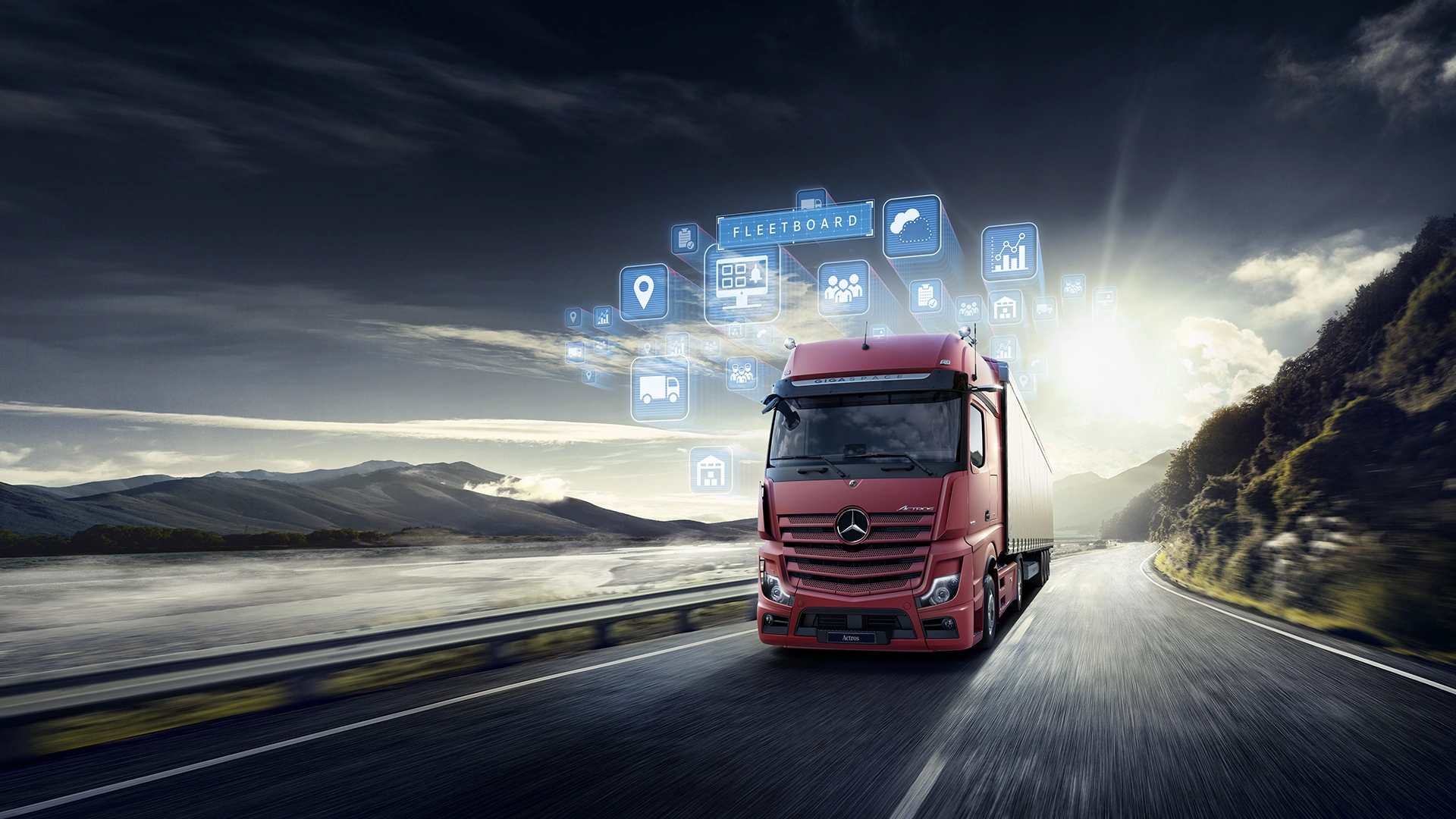 Fleetboard-palvelu Mercedes-Benz kuorma-autoille